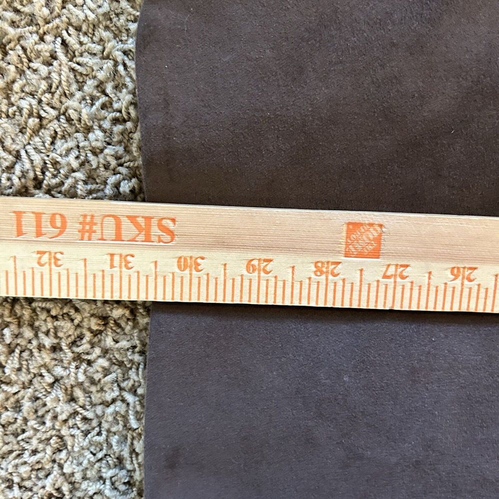 Gianfranco Ruffini Three Button Solid Brown Suede… - image 8